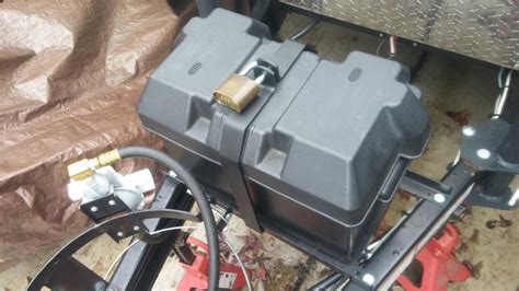 rv battery lock